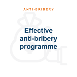 Effective anti-bribery programme
